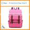 High class student backpack canvas bags printed logo
