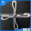 Transparent plastic clips for garment packing