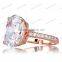 blake's rose gold cubic zirconia engagement ring