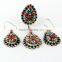 Shocking Baeuty !! Coral_Turquoise 925 Sterling Silver Jewelry Set, Exporter And Wholesaler, India Silver Jewelry Supplier