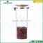 750ml empty glass storage jar mason jar with clip lid