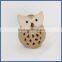 Top Selling Cheap Small Beige Ceramic Owl Ornaments