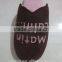 Matin calin color brown printed indoor sliipper for women