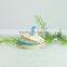 Novel design metal wedding ring trinket jewelry box made in zinc alloy