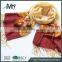 wholesale soft acrylic printed woven scarf shawl in winter