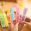 Best promotional gift creative stationery Novelty rectangle highlighter water color marker pen jumbo check liner nite writer pen