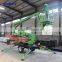 Small telescopic trailer articulating boom lift