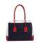 2016 Top grade mix color PU leather woman handbags factory