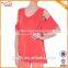 Latest Designer Black Fashion Hottest V-Neck Women Shirt Blouse