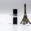 Empty square shape black color plastic lipstick tube container