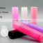Wholesale colorful empty plastic cosmetics packaging cylinder lipstick tube lip balm container
