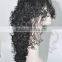 Popular Long black kinky curls wig synthetic costume wig N267