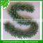 Manufacturer Hot sell cheap PVC Green Christmas Garlands with decorations