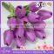 wholesale PU real touch tulips artificial tulip bouquet
