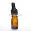 5ml Amber glass e cig liquid bottle