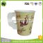 Disposable Middle East Market 7oz Paper Cups With Handle For Hot Drink