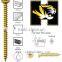 The lowest price of the whole  galvanized white zinc chipboard screw to wood