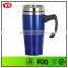 16oz double wall eco friendly stainless steel tumbler with handle