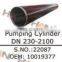Schwing PUMPING CYLINDER DN 230 2100 OEM 10019377 Concrete Pump Spare Parts for Putzmeister JUNJIN