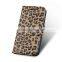 leopard design PU leather phone case for iphone 6 wallet