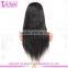 20 Inches Peruvian Hair Raw Unprocessed Virgin Lace Wig Large Stock Long Black Straight Hair Wig