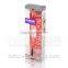 fashion high grade clear pvc cosmetic box with accepted logo