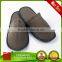 High quality disposable hotel slippers in gray for airline slipper