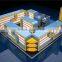 arabil style mobile phone furniture design glass showcase