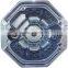 Color acrylic massage steam baths with LED light TV spa