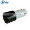 Fast charging dual port smart car charger for mobile phone