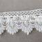 profressional design of guipure lace trim flower embroidery lace white cotton lace embroidery trim