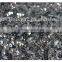 2016 Guangzhou wholesale sequin fabric sequins heavy lace fabric for evening dress