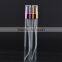 MUB 10ml refillable clear glass perfume spray bottle with aluminum atomizer