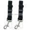 Pet Dog Cat Car Vehicle Seat Belt Safety Harness Nylon Fabric 16-27inch Adjustable Black