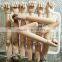 Nature color Long Arms Men Wooden Hand For Mannequin Dispaly