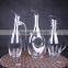 Unique shape glass wine decanter Transparent glass wine decanter