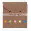 Bookmark with sticky notes