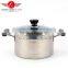 High Quality Stainless Steel Steamer Cooking Pot With Hollow Handles and Metal Lid
