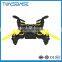 Pocket Drone LED Light 6 Axle Gyro Headless Quadcopter Foldable RC FPV Race Drone