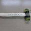 high quality two way mallet hammer with steel handle