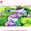 Cheap wholesale artificial vertical garden artificial succulent plants wall new product