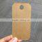 2016 hot sale high quality cheap coated paper hang tags swing tags with square hole