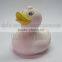 wholesale cheap 8cm floating white rubber duck , logo imprint promotional white bath duck