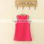 Summer Casual Small Girls Baby Skirt Cartoon Printing Fashion Dress Designs Pink children clothes