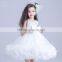 White Flower Girls Dress With Rhinestone Angel Dresses