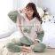 fashion hot selling fleece couple pajamas sleepwear good quality