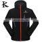 Men Water Resistant Hooded Softshell Jacket Print New Logo