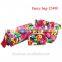 Fashion Colorful Flowers Printing Quilted Ethnic Bag