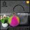 Durability Wooden Love Ornament Pom Poms Full Fur Pompom