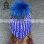 Factory Women Winter Crochet Hat Fashion Fur Pompom Beanie